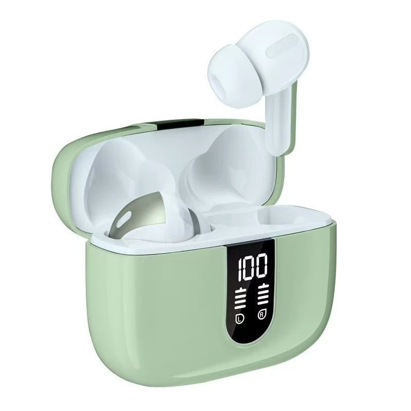 Bluetooth Earbuds V5.3, 45H Playtime, LED Display, Bluetooth Headphones with Mic, Touch Control, IPX5 Waterproof