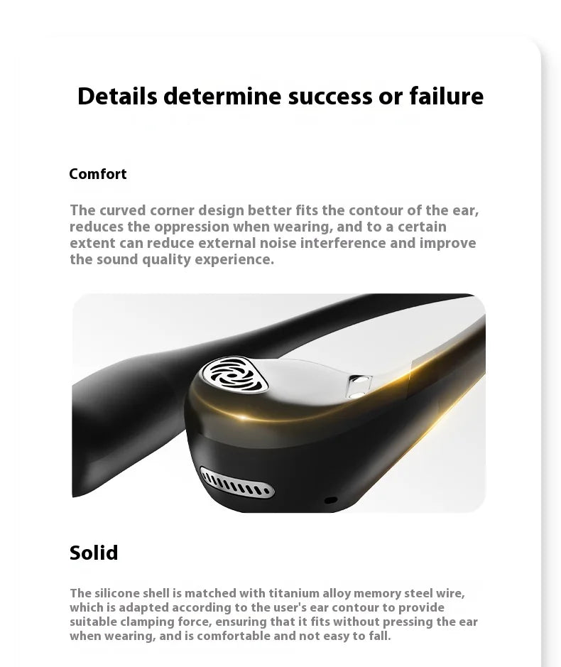 EarFun OpenJump Open-Ear Wireless Earbuds 4-mic AI Noise Cancellation IPX7 Waterproof Hi-Res LDAC Low Latency Earphone Custom