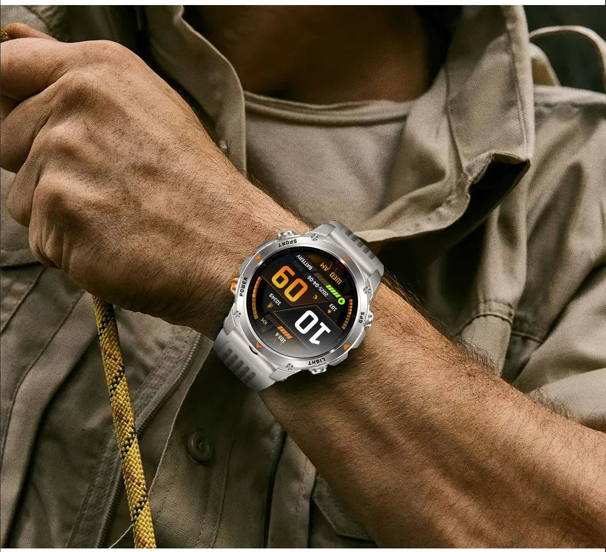 2025New Smart Watch For Men 1.46'' 360*360 HD AMOLED Color Display Voice Call Compass LED Sports Fitness Waterproof Watch Ladies