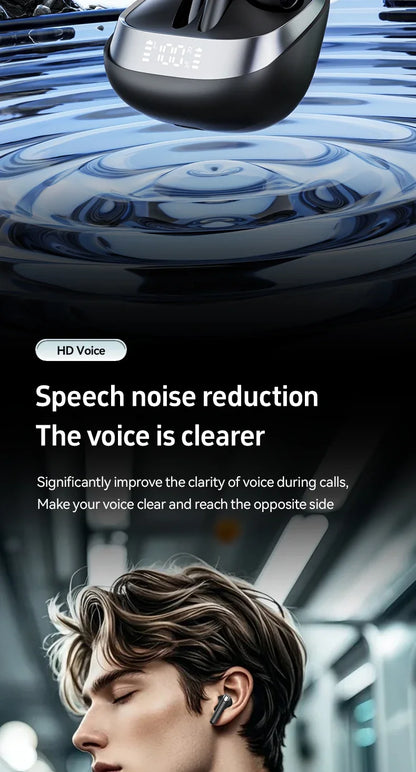 Earphone Bluetooth In-Ear Headphones True Wireless Earbuds  For Noise Reduction Power Display Waterproof Touch Control With Mic