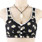 Bra For Women Wire Free Bra Cotton Underwear Front Closure Brassiere Women's Lingerie Large Bust 50 52 BCD Cup