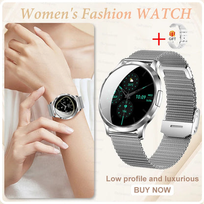 2025 New Smartwatch Women 1.32-inch AMOLED HD Screen Heart Rate Bluetooth Call IP68 Waterproof  Smart Men Watch For Android ios