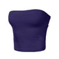 Women Sexy Strapless Tube Tops Off Shoulder Sleeveless Bustiers Crop Tops Backless Slim Fit Tank Vest Streetwear