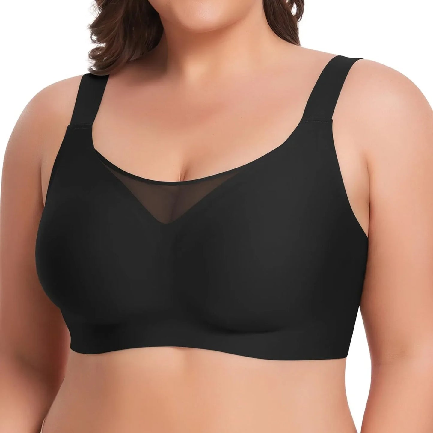 Bras for Women Pack Non Wired Bra Women's Padded Full Cup Bra Without Underwire With Padding Seamless Bustier Bralette