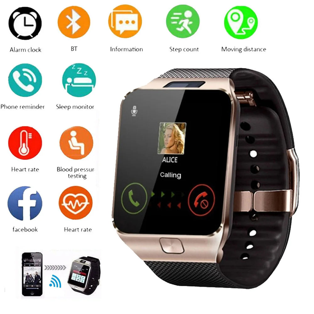 Smart Watch Men With LED Lighting Compass Sports Fitness Tracker Watch IP67 Waterproof Bluetooth Talk SmartWatch 2024