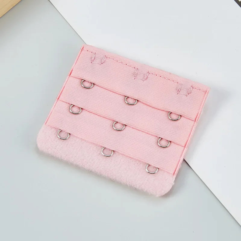 2024 Bra Extender 3 Hooks Women Elastic Bra Extension Strap Hook Clip Intimates Adjustable Lengthened Buckle Bra Accessories