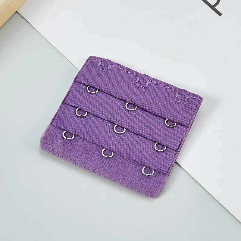 2024 Bra Extender 3 Hooks Women Elastic Bra Extension Strap Hook Clip Intimates Adjustable Lengthened Buckle Bra Accessories