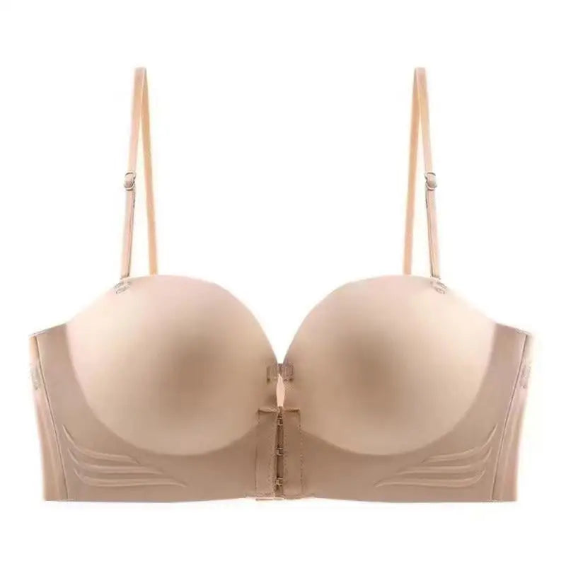 Bra Without Steel Ring Invisible Safe Enhanced Privacy Breathable Comfortable Fit Small Breast Female Bra Anti-slip Light Chic