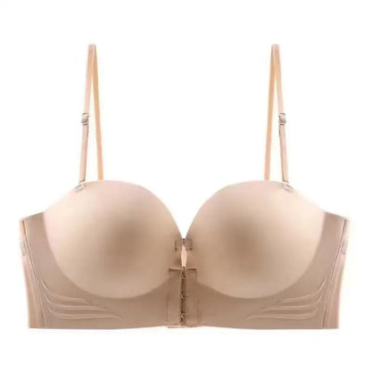 Bra Without Steel Ring Invisible Safe Enhanced Privacy Breathable Comfortable Fit Small Breast Female Bra Anti-slip Light Chic