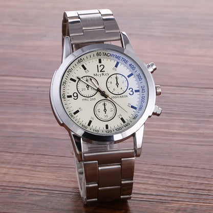 New Men Watches Luxury Band Round Watch Fashion Blu-ray Roman Watch for Man Relojes Para Hombre שעון ספורט Часы Мужские Наручные