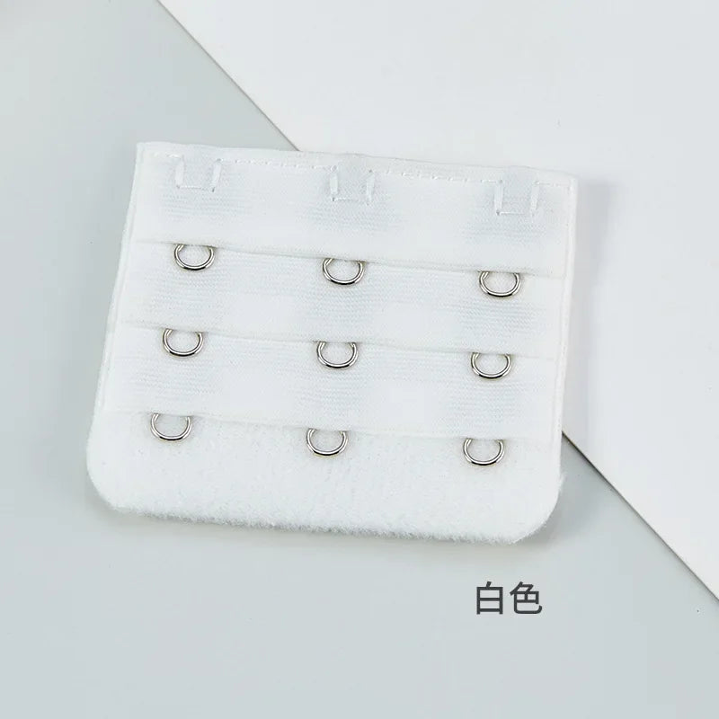 2024 Bra Extender 3 Hooks Women Elastic Bra Extension Strap Hook Clip Intimates Adjustable Lengthened Buckle Bra Accessories