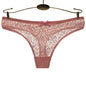 Sexy Panties Women Lace Silk Underwear Low Waist V-Waist Briefs Cotton Crotch Breathable Quick-Drying Sports Underwear