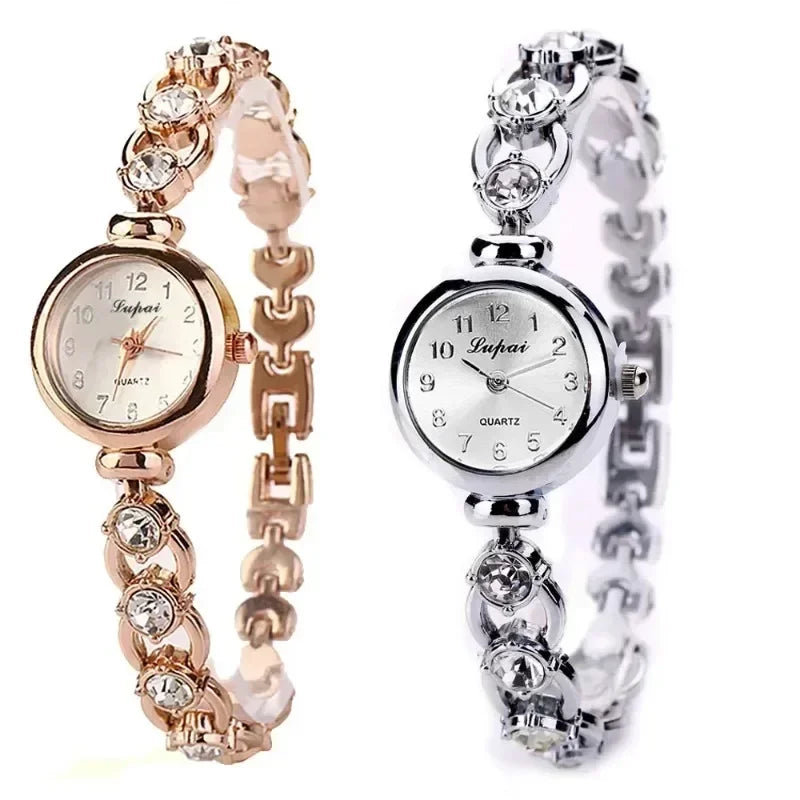 Top Brand Women Watches Fashion 2024 Geneva Designer Ladies Watch Luxury Brand Femme Gold Wrist Watch For Women