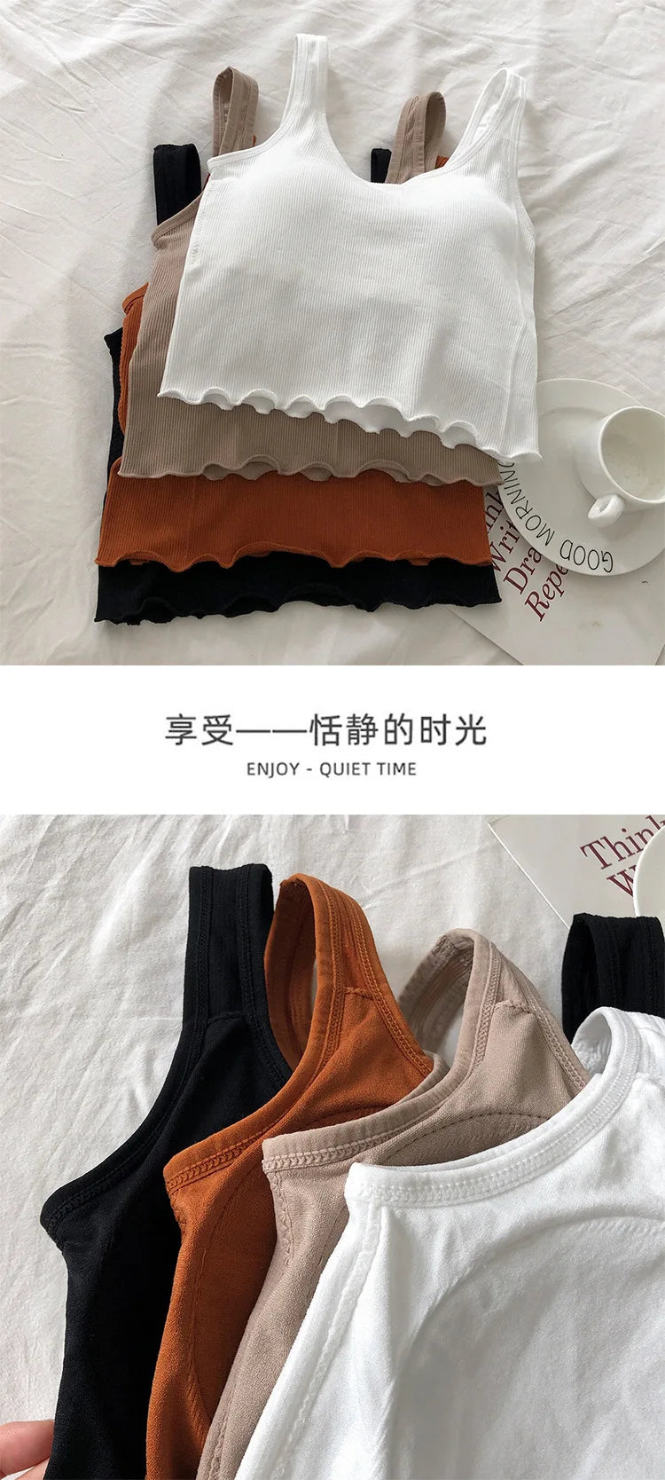 Cropped Tanks Ruffles Tube Top Women Bralette Crop Top Sexy Lingerie Bra Sports Underwear Fashion Ladies Street Tops Camisole