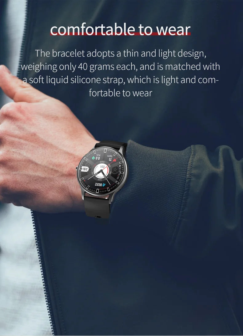 Smart Watch Men 1.3inch Bluetooth Sport Watches IP67 Waterproof Fitness Smartwatch Women