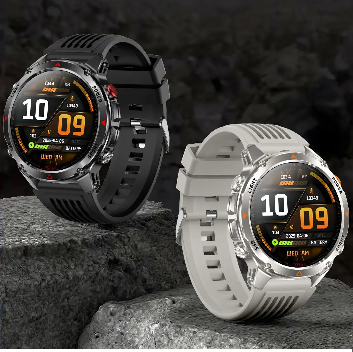 2025New Smart Watch For Men 1.46'' 360*360 HD AMOLED Color Display Voice Call Compass LED Sports Fitness Waterproof Watch Ladies