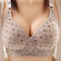 Bras for Women Comfortable Breathable Tops No Steel Ring Printed Bra Push Up Bra Gathering Large Size CD Cup Lingerie Brassiere