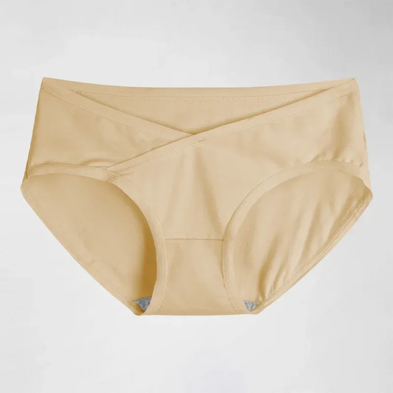 5pcs Ladies' underwear: Pure cotton, solid color, all-cotton, seamless, comfortable, briefs, breathable, thin style