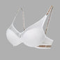 BEAUWEAR Fashion Letter Print Bra for Woman Push Up Bra with wire Mesh Underwear Breathable 75B 80B 85B 90B