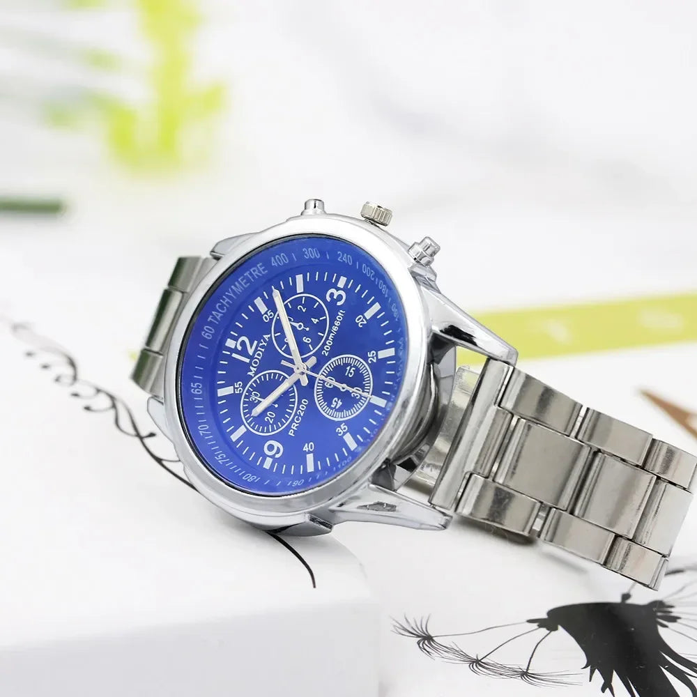 Men Watches 2023 Top Brand Stainless Steel Sport Quartz Hour Wrist Analog Watch Relojes Para Hombre שעון יד לגבר Мужские Часы
