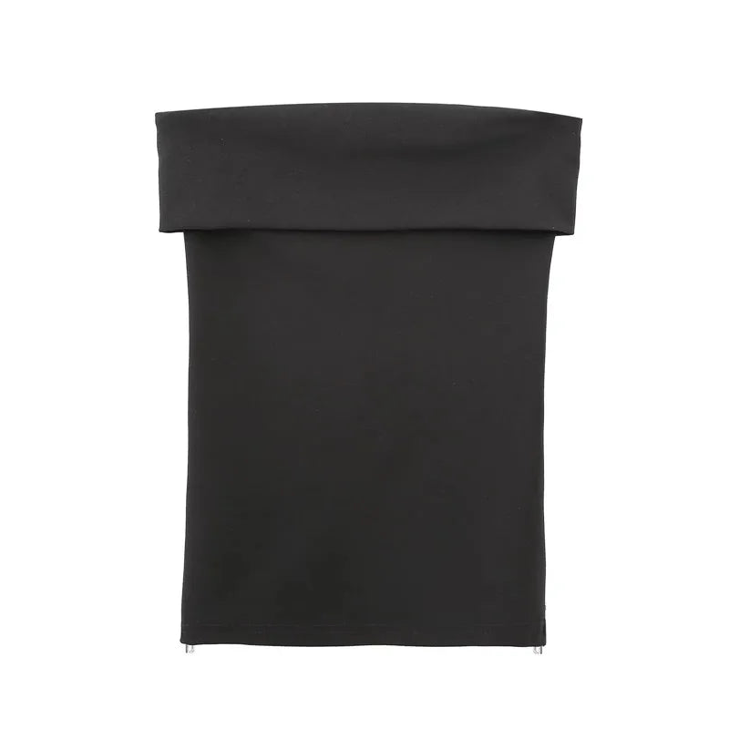 MUJER 2025 Tube Top Women Off shoulder Corset Top Woman White Black Sexy Backless Tank tops Summer Sleeveless Bustier Top Woman