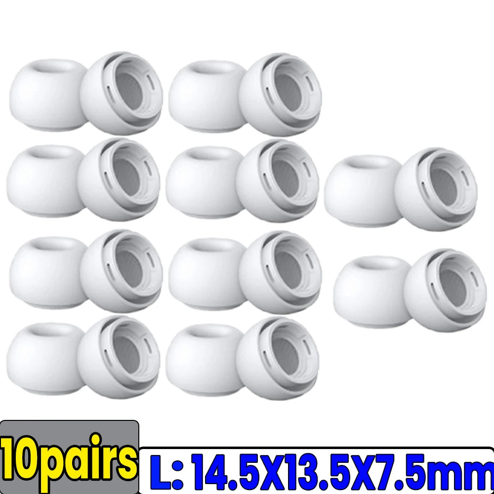 Soft Silicone Ear Tips for Airpods Pro 1/2 Gen Protective Earbuds Cover Noise Reduction Hole Ear-pads Gel Accessories XS/S/M/L