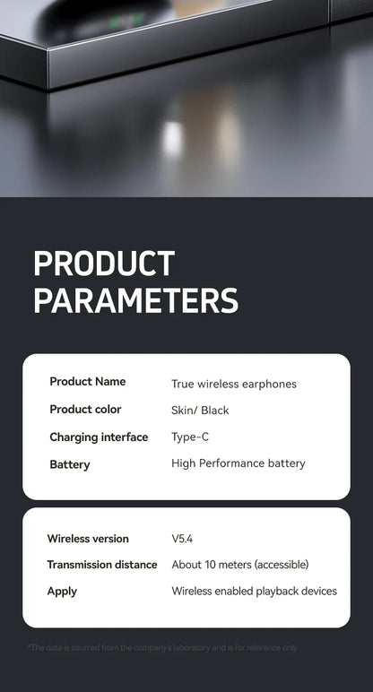 Earphone Bluetooth In-Ear Headphones True Wireless Earbuds  For Noise Reduction Power Display Waterproof Touch Control With Mic
