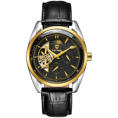 Relogio Masculino Tevise Mens Watches Top Brand Luxury Tourbillon Automatic Mechanical Watch Men Full Steel Waterproof Watches