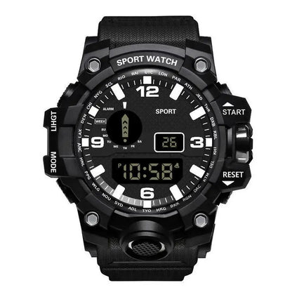 2024 New leisure multifunctional electronic watch for men simple waterproof sports date watches fashion Accessories