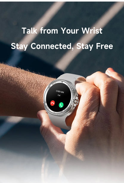 2025 NEW Smart Watch 8 Classic 46mm 1.43" AMOLED Screen IP68 Waterproof Sports Smartwatch BT Call Watch 7 Upgraded for Men Women