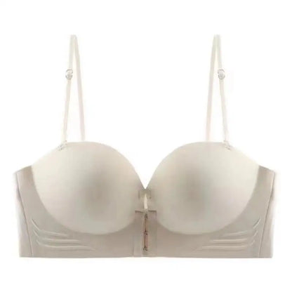 Bra Without Steel Ring Invisible Safe Enhanced Privacy Breathable Comfortable Fit Small Breast Female Bra Anti-slip Light Chic