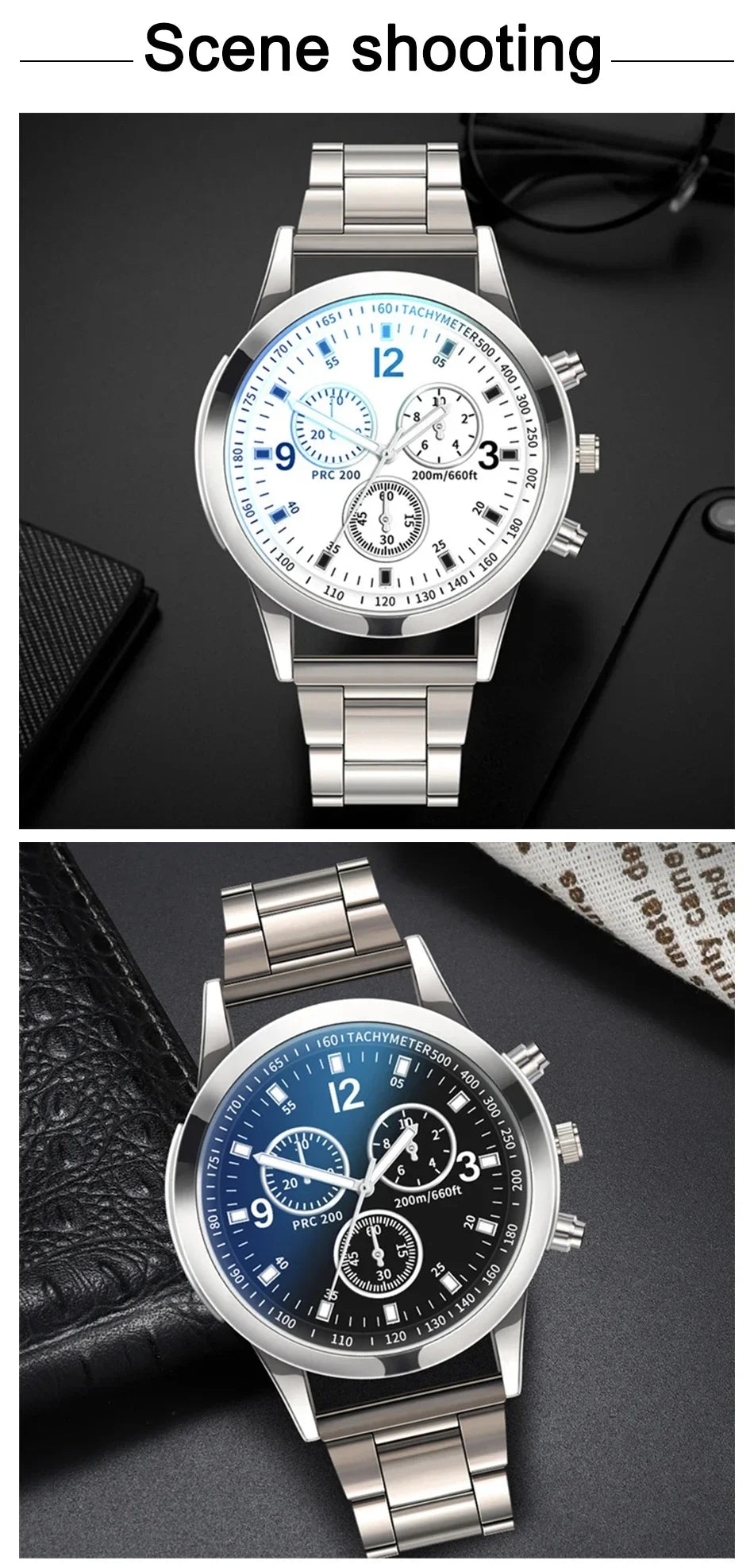New Men Watches Luxury Band Round Watch Fashion Blu-ray Roman Watch for Man Relojes Para Hombre שעון ספורט Часы Мужские Наручные