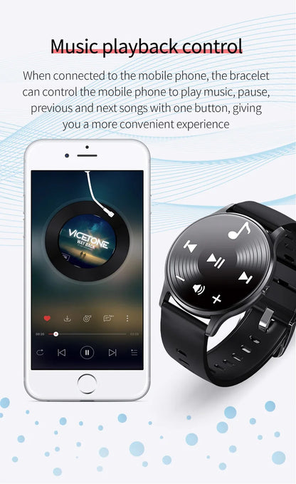 Smart Watch Men 1.3inch Bluetooth Sport Watches IP67 Waterproof Fitness Smartwatch Women