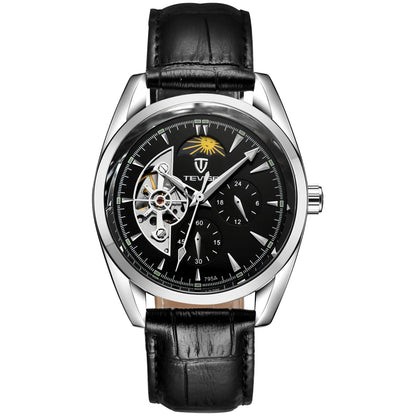 Relogio Masculino Tevise Mens Watches Top Brand Luxury Tourbillon Automatic Mechanical Watch Men Full Steel Waterproof Watches