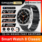2025 NEW Smart Watch 8 Classic 46mm 1.43" AMOLED Screen IP68 Waterproof Sports Smartwatch BT Call Watch 7 Upgraded for Men Women