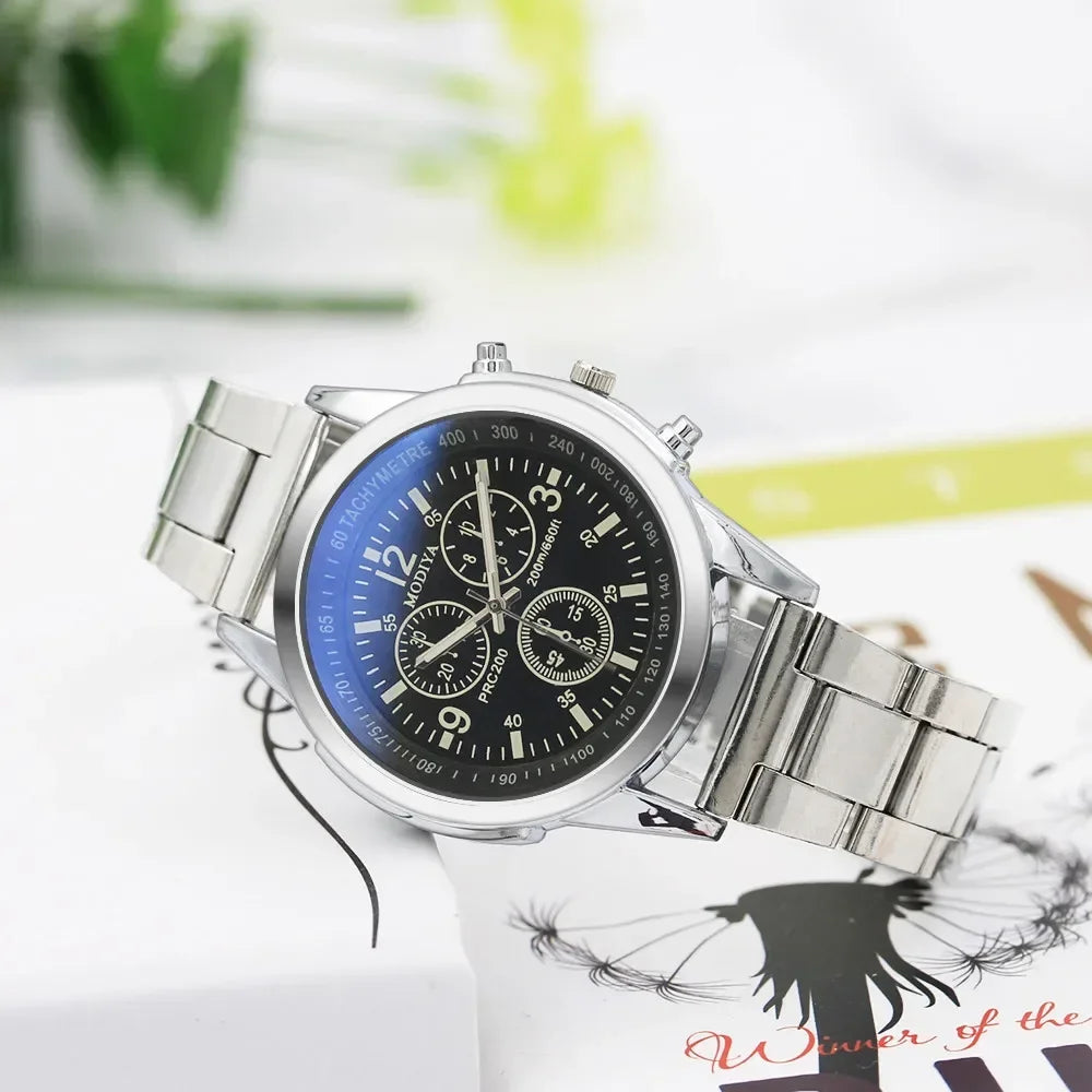 Men Watches 2023 Top Brand Stainless Steel Sport Quartz Hour Wrist Analog Watch Relojes Para Hombre שעון יד לגבר Мужские Часы