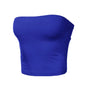 Women Sexy Strapless Tube Tops Off Shoulder Sleeveless Bustiers Crop Tops Backless Slim Fit Tank Vest Streetwear