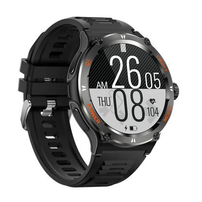 2024 new Smart Watch Men KT76 Sport Smart watches For Men Woman LED Flashlight Compass Bluetooth Call Heart Rate 3ATM Waterproof