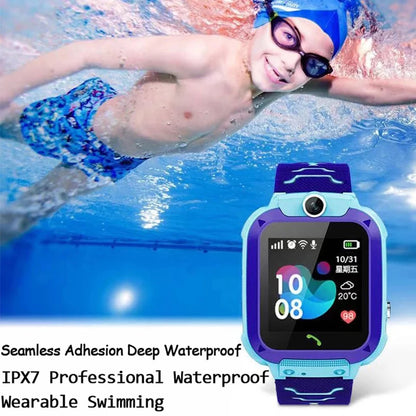 New Smart Watch For Kids Q12 Wristatch For Boys Girl Anti-lost Smartwatch Tracker Watch Wrist Mobile Camera Cell Phone Best Gift