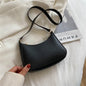 Women's Fashion Handbags Retro Solid Color PU Leather Shoulder Underarm Bag Casual Women  Handbags Designer Bag