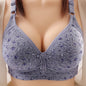 Bras for Women Comfortable Breathable Tops No Steel Ring Printed Bra Push Up Bra Gathering Large Size CD Cup Lingerie Brassiere