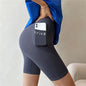 Women Yoga Sports Shorts High Waist Fitness Shorts Casual Streetwear Short Trousers Female Tight Shorts For Ladies Workout Pants