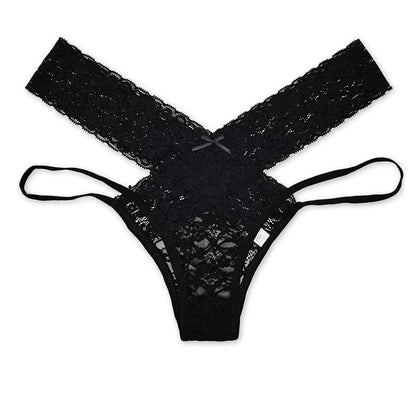 Sexy Lace Ladies Panties Low Waist Underwear Briefs Female Solid Color Underpants Breathable Hollow Out Seamless Lingerie