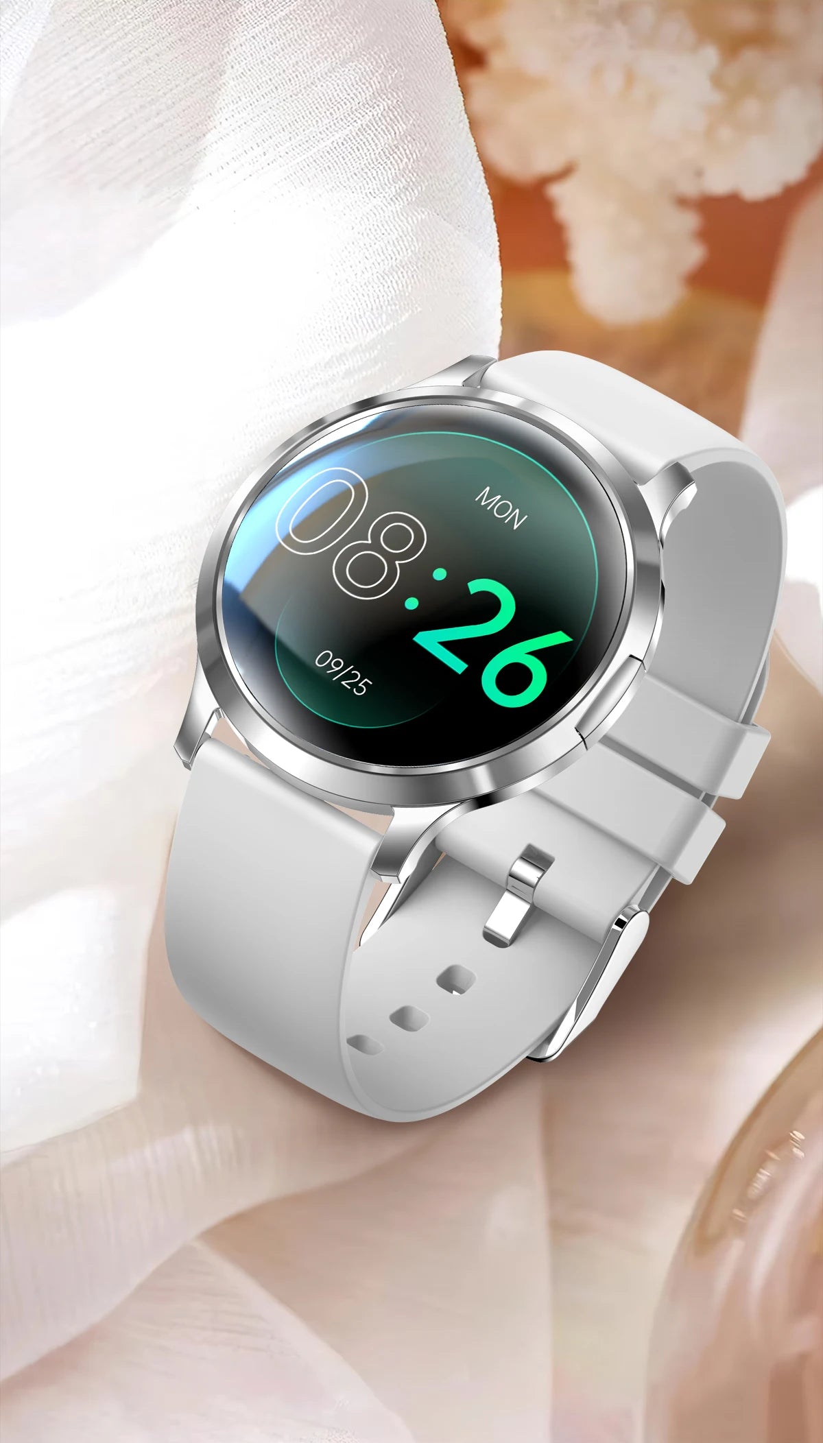 2025 New Smartwatch Women 1.32-inch AMOLED HD Screen Heart Rate Bluetooth Call IP68 Waterproof  Smart Men Watch For Android ios