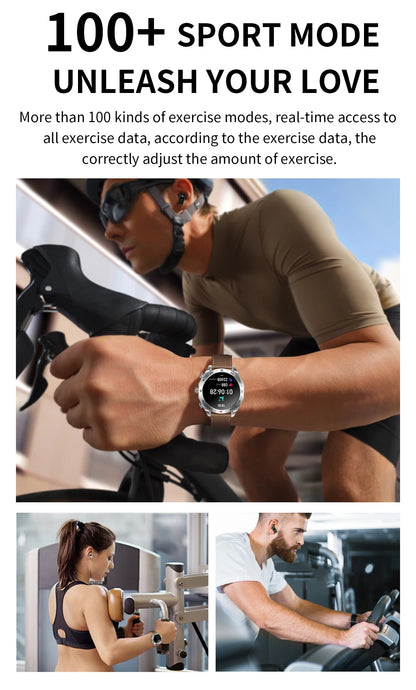 2025 New Smart Watch with TWS Earbuds 1.52 Inch AMOLED IP67 Waterproof Bluetooth Calls MP3 Music Smartwatch for Men Android iOS