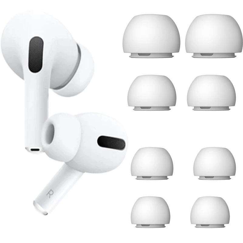 Replacement Earbuds Eartip For AirPod Pro 1/2 Generation Wireless Earphone Soft Silicone Earplug Cover Noise Reduction Ear Cap
