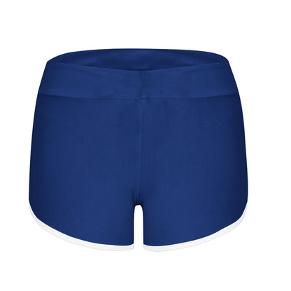 Women Mid Waist Shorts Girl Slim Fit High Stretchy Short Trousers Female Tight Shorts For Ladies Running Shorts Slim Fit Elastic