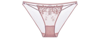 BANERDANNI Modest French Bra Set - Lace Minimizer Bust Reducer with Steel Ring Rabbit-Ear Slimming Support & Discreet Coverage