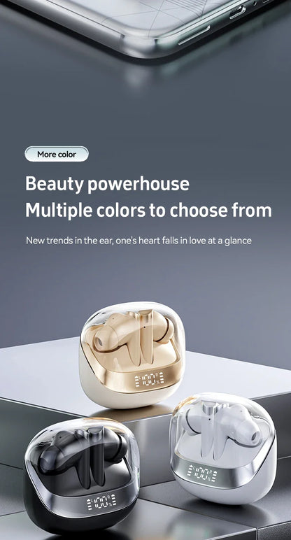 Earphone Bluetooth In-Ear Headphones True Wireless Earbuds  For Noise Reduction Power Display Waterproof Touch Control With Mic