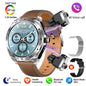 Men's super smart watch with 400mAh large battery and stainless steel body sturdy and durable with Bluetooth calling function